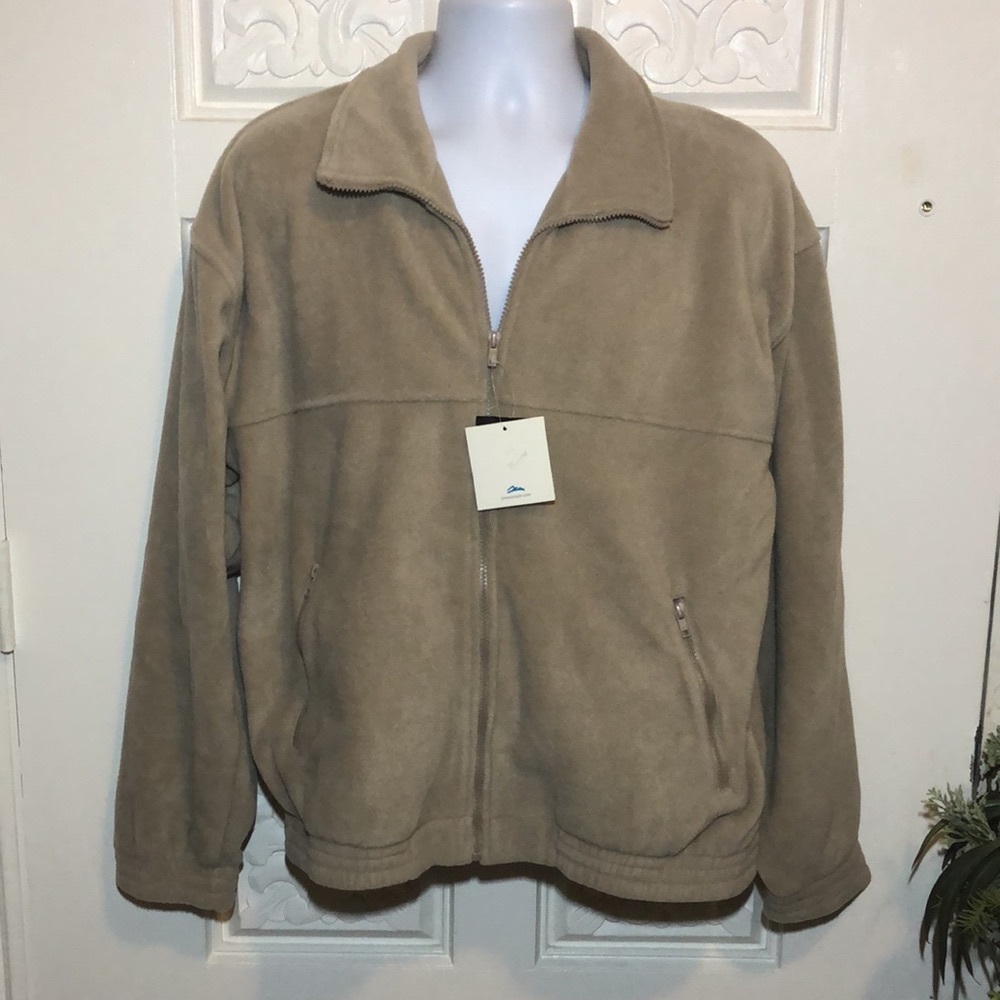 Tri-Mountain Men’s Fleece New Full Zip Jacket M